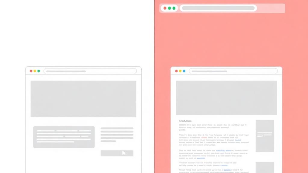 Comparison between basic website and SEO-optimized website